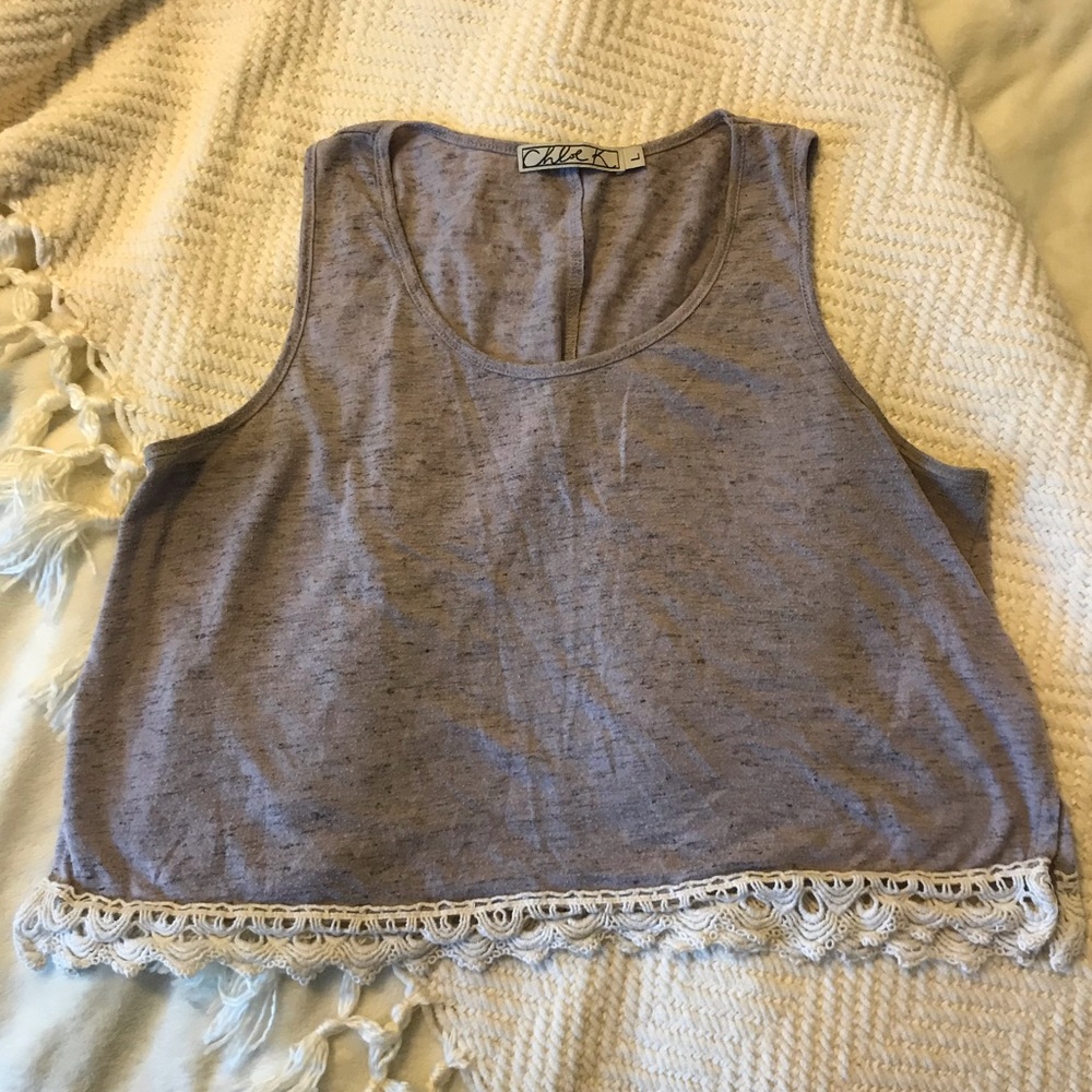 Cropped Khloe K Tank Top in L